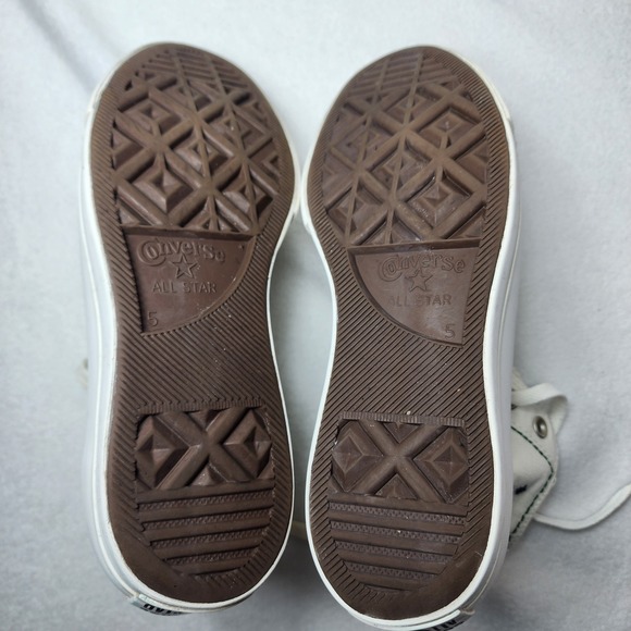 Converse All Star High Top Sneakers Womens 5 Canvas Embroidered Cosmic Sun Moon - Picture 8 of 9